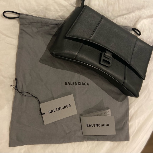 Balenciaga xs downtown leather shoulder bag - Picture 4 of 5